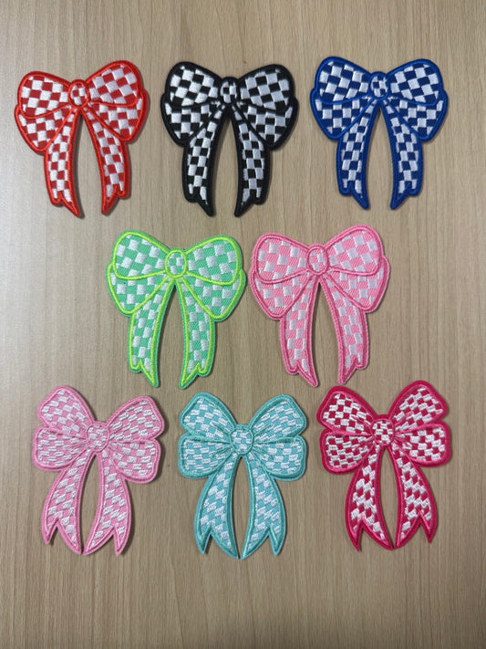 2” Bow Iron On Patches