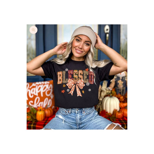 Sunflower Mama Glitter Tee Crewneck Hoodie