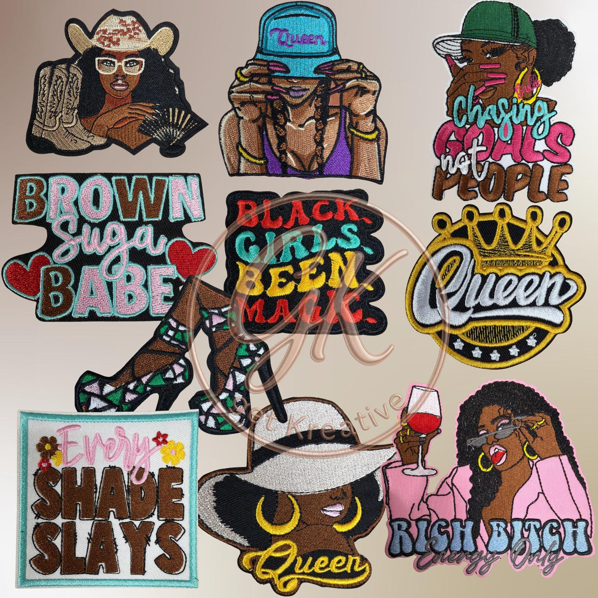Melanin Queen Patch Bundle