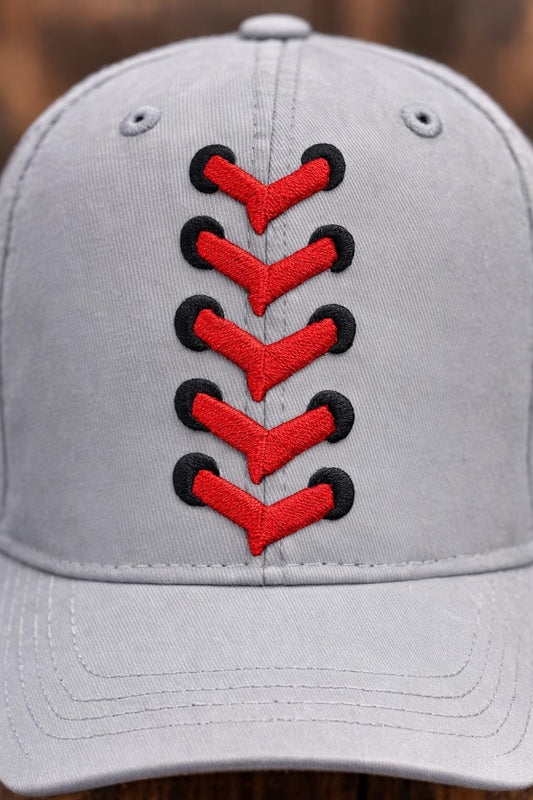 Embroidered Baseball Lace Patch | Iron On Hat Bar Applique