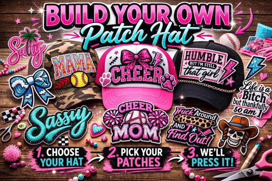 Customizable Trucker Hat | Choose Your Patches, Design Your Own