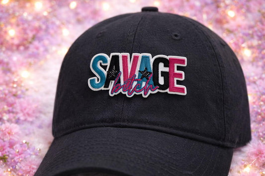 Savage Patch, Funny Quote Patch, Sassy Patch, Edgy Patch, Embroidered Patch, Hat Patch, Statement Patch
