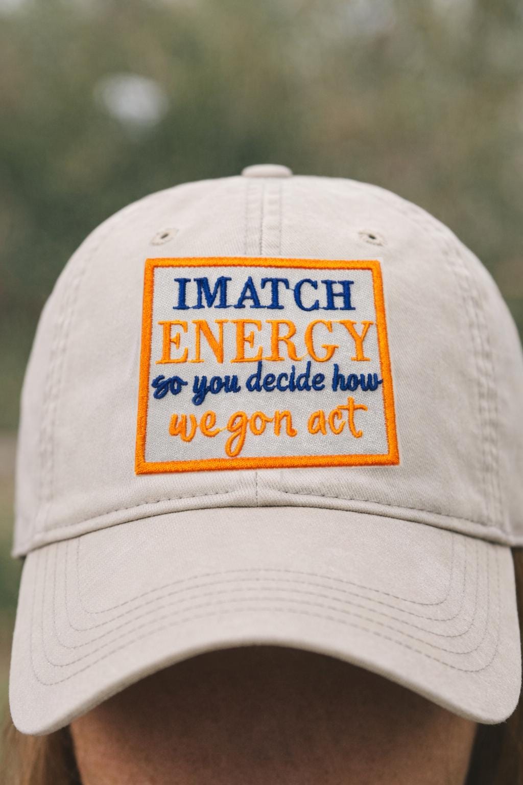 I Match Energy Embroidered Patch, Sassy Quote Iron On Patch, Humor Statement Apparel