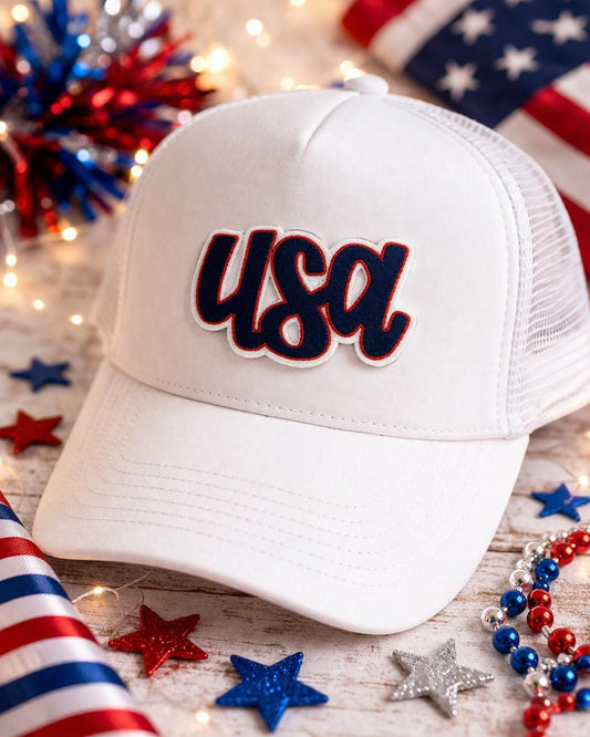 Embroidered USA Patch, Patriotic American Pride Accessory (3 Inch)