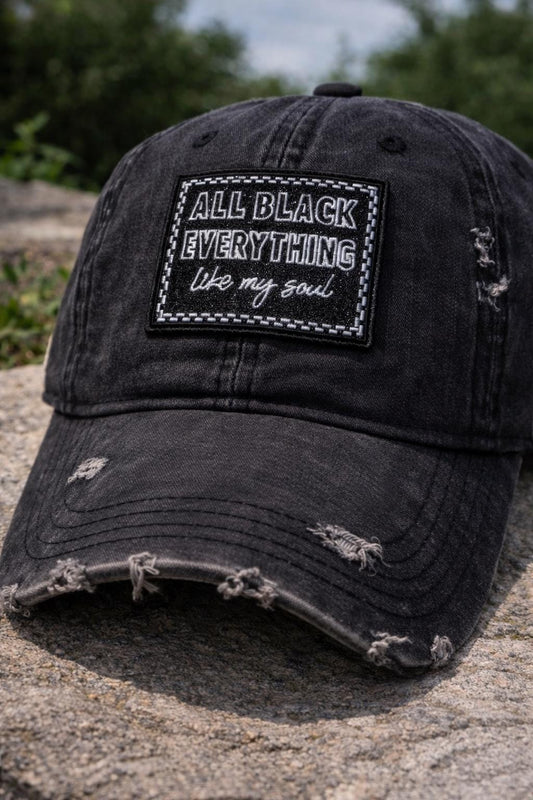 Embroidered Patch, All Black Everything, Glitter Background, Iron On, Trucker Hat Accessory