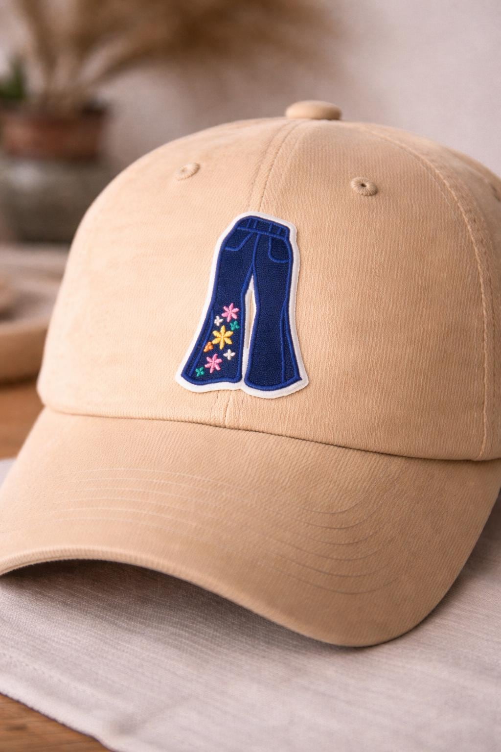 Retro Embroidered Sweater and Floral Jeans Patches, Iron-On Appliques