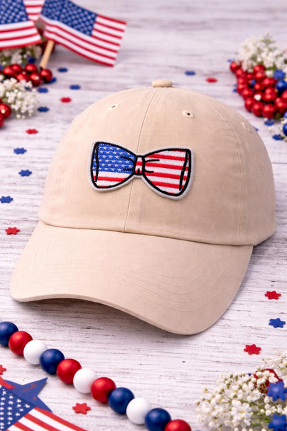 USA Sunglasses Patch, Patriotic Embroidered Hat Patch, Fourth of July Summer Accessory