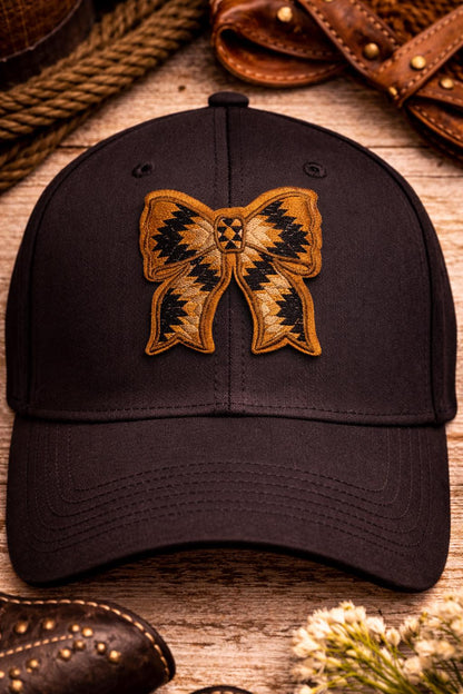 Western Aztec Bow Patch, Embroidered Iron-On Cowgirl Country Girl Accessory