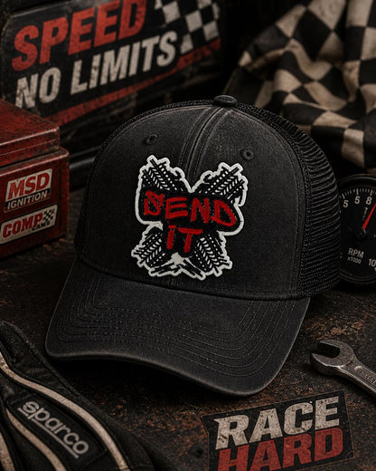 Send It Embroidered Patch, Off Road Racing Iron On, Motorsport Trucker Hat Badge