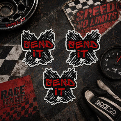 Send It Embroidered Patch, Off Road Racing Iron On, Motorsport Trucker Hat Badge