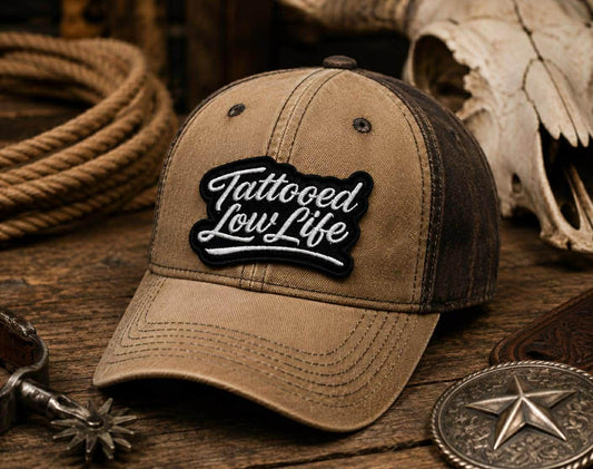 Tattooed Low Life Western Trucker Patch