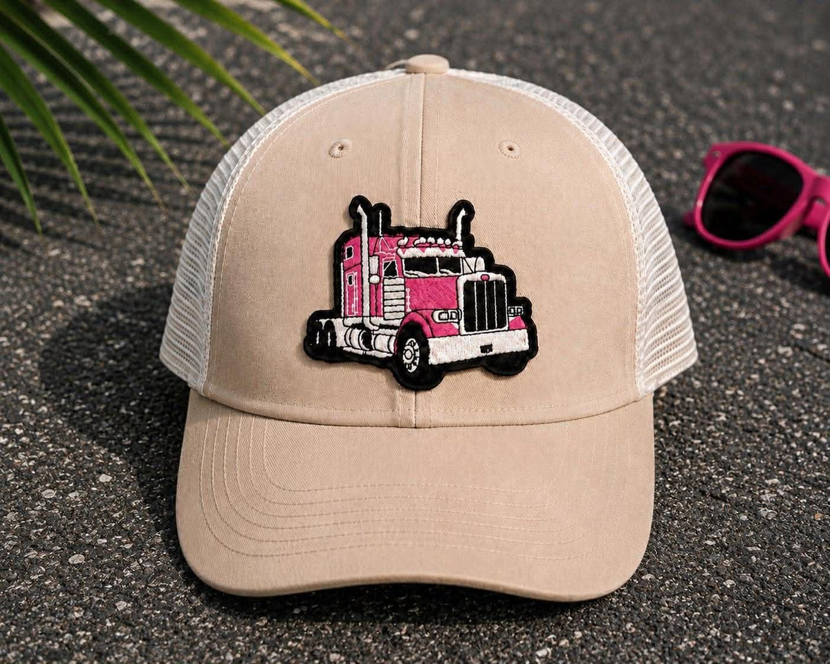 Pink Trucker Patch