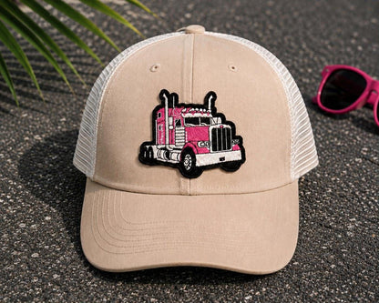 Pink Trucker Patch