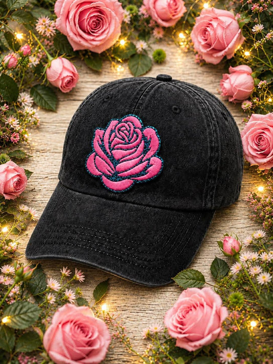 Neon Rose Patch