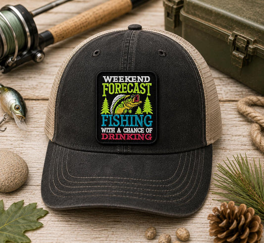 Weekend Forecast Fishing with a Chance of Drinking Patch