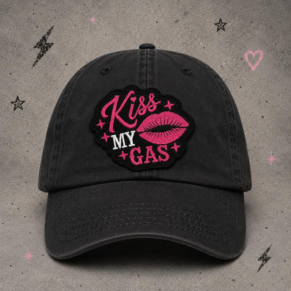 Kiss My Gas Embroidered Patch