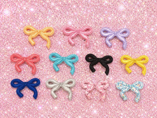 Embroidered Bow Patch
