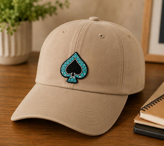 Turquoise Spade Patch