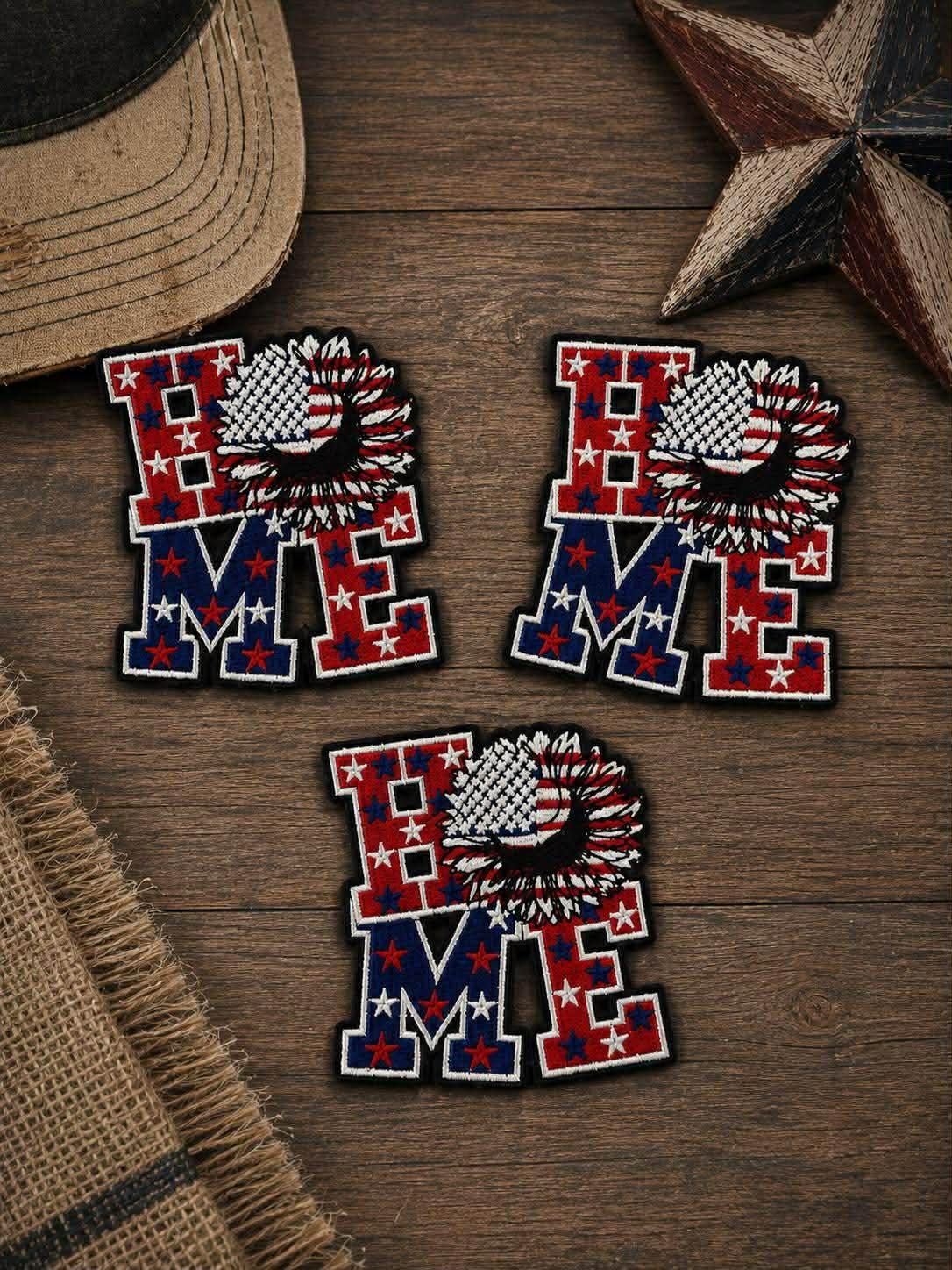 Patriotic Home Patch