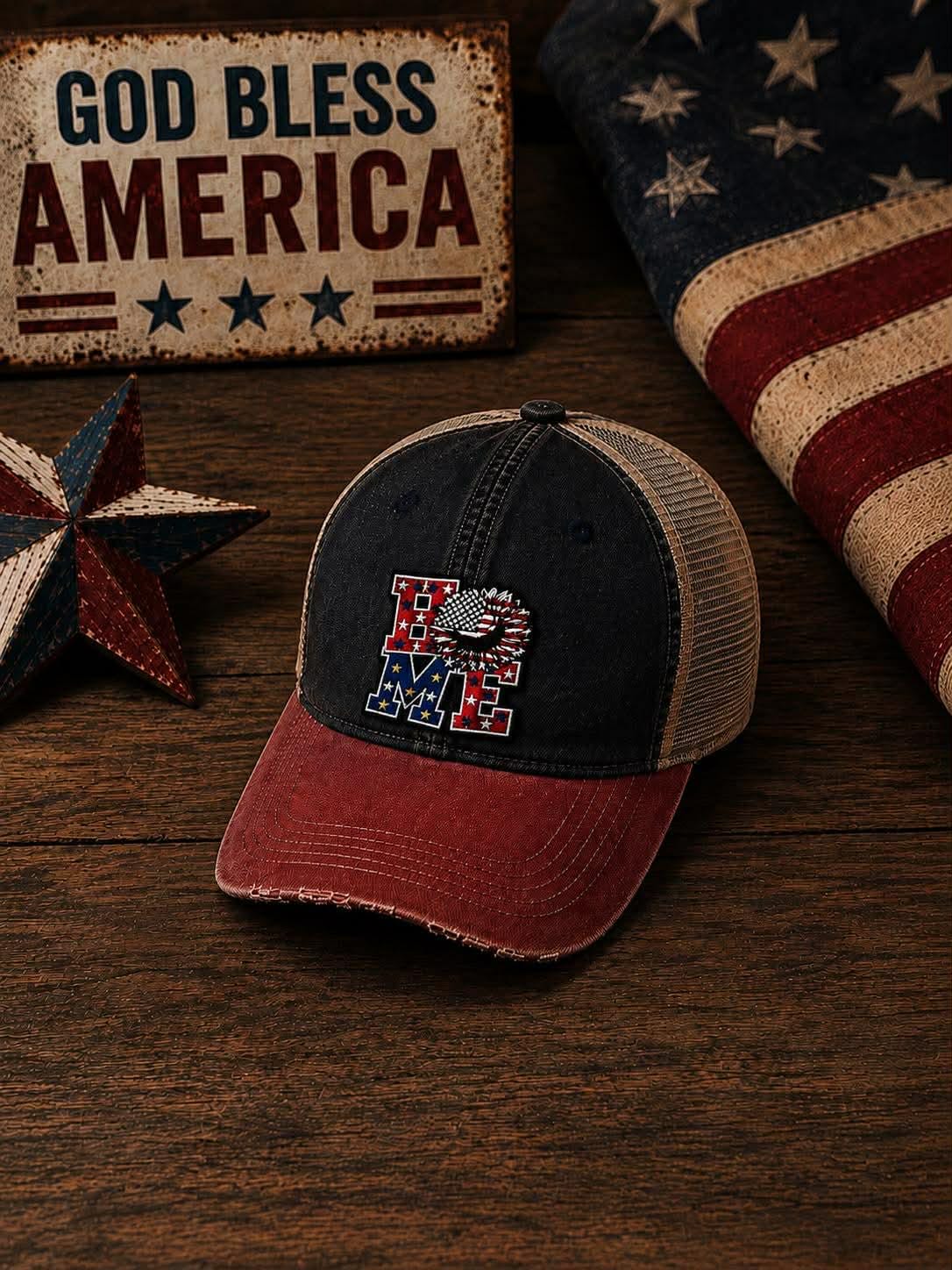 Patriotic Home Patch