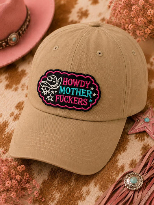 Howdy Mother Fuckers Western Embroidered Patch