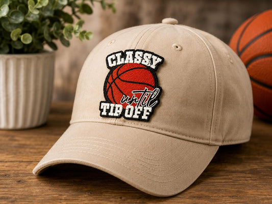Classy Until Tip Off Basketball Patch