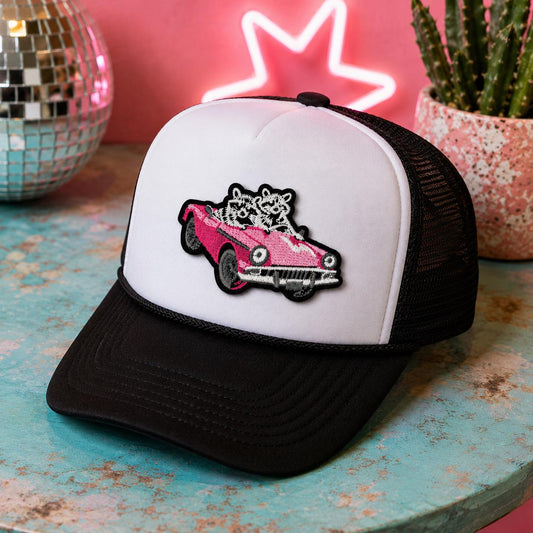 Pink Raccoon Convertible Patch
