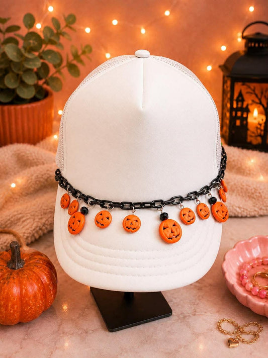 Halloween Pumpkin Charm Hat Chain