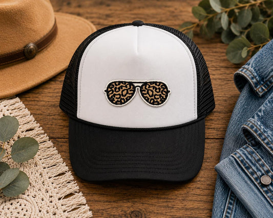 Leopard Print Sunglasses Patch