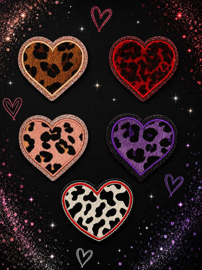 Leopard Heart Patch