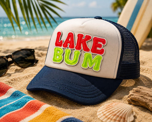 Lake Bum Embroidered Patch