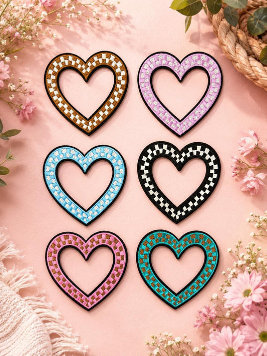 Checkerboard Heart Patch