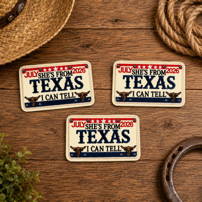 July 2026 Texas Girl-Western Rodeo Embroidered Patch