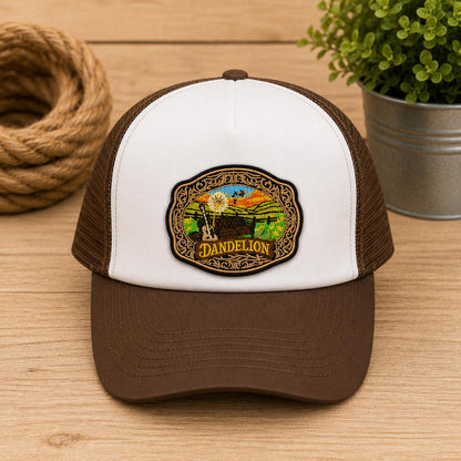 Dandelion Western Scenic Embroidered Patch