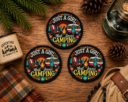 Just a Girl That Loves Camping Patch