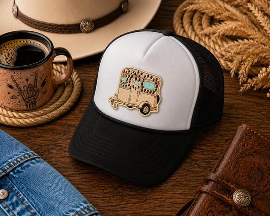 Leopard Horse Trailer Patch
