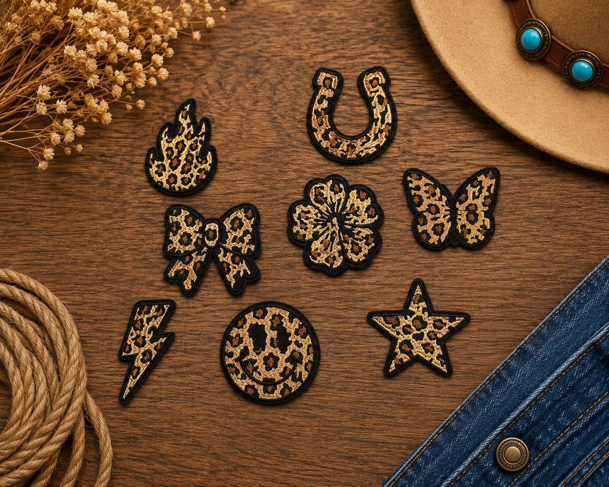 Leopard Print Western Patch