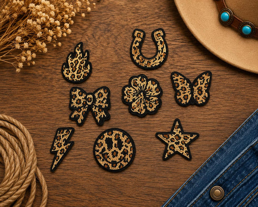 Leopard Print Western Patch