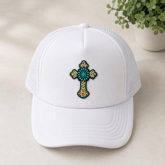 Western Turquoise Cross Patch