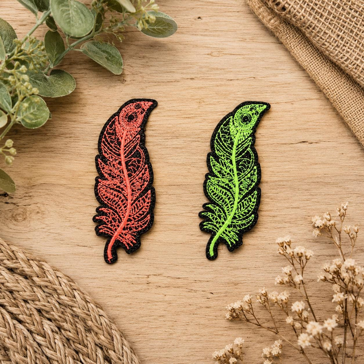 Boho Feather Patch