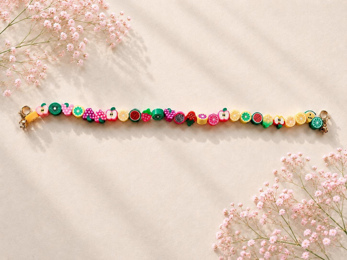 Fruit Beaded Trucker Hat Chain