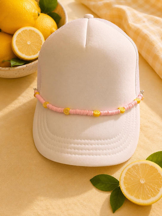 Pink Lemon Slice Hat Chain