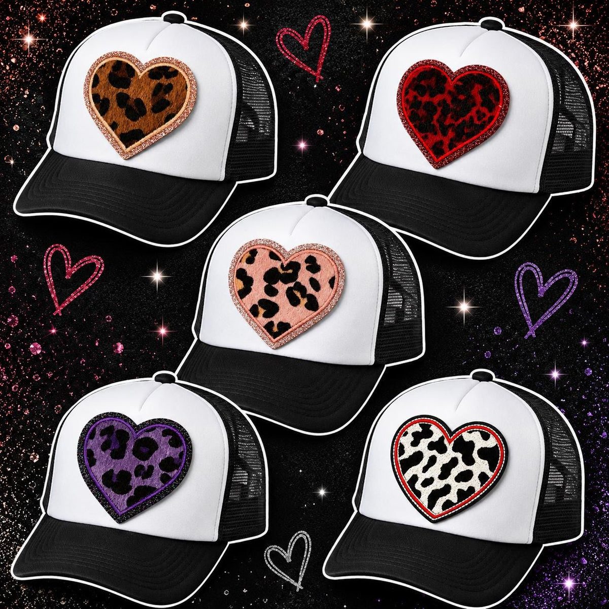 Leopard Heart Patch