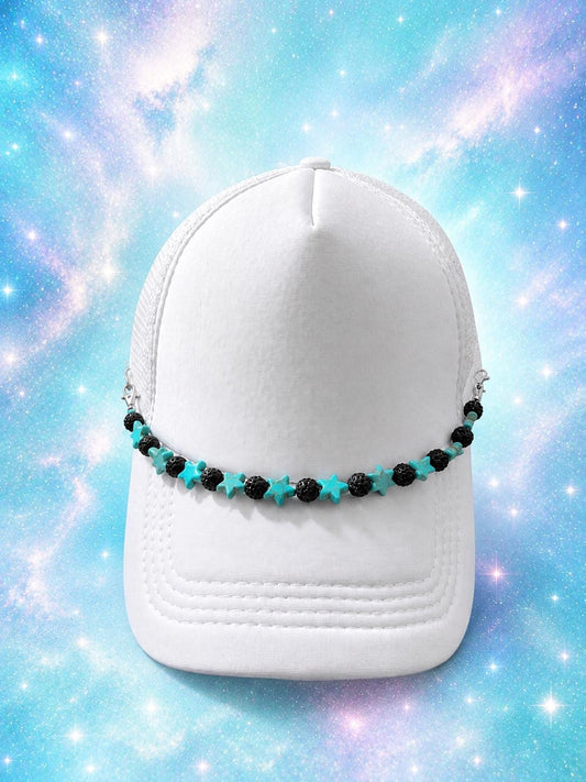 Turquoise Star Hat Chain
