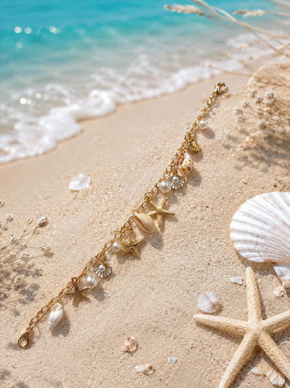 Beach Seashell Hat Chain