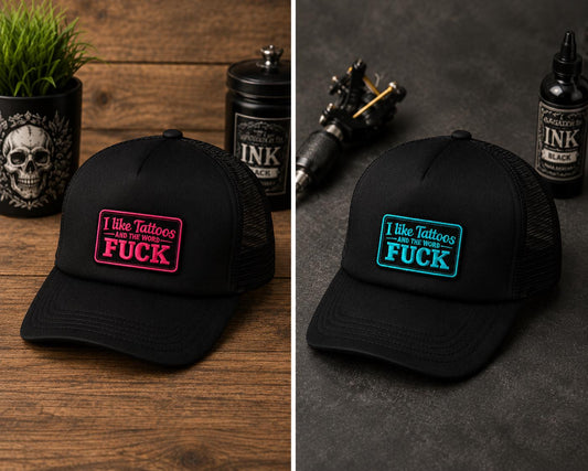 I Like Tattoos and the Word F*ck Embroidered Patch