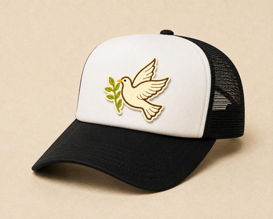 Peace Dove Embroidered Patch