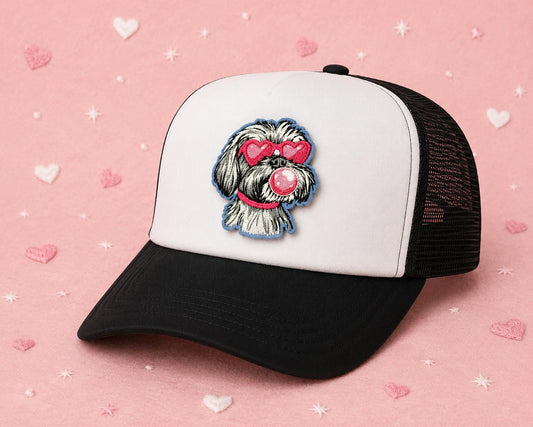 Bubblegum Dog Embroidered Patch