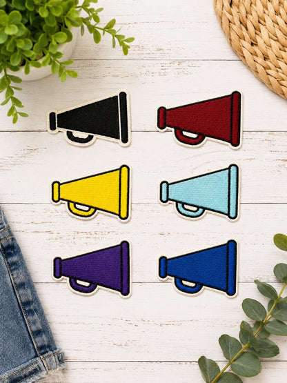 Colorful Megaphone Embroidered Patch