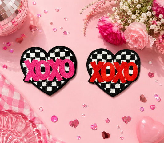 XOXO Heart Embroidered Patch
